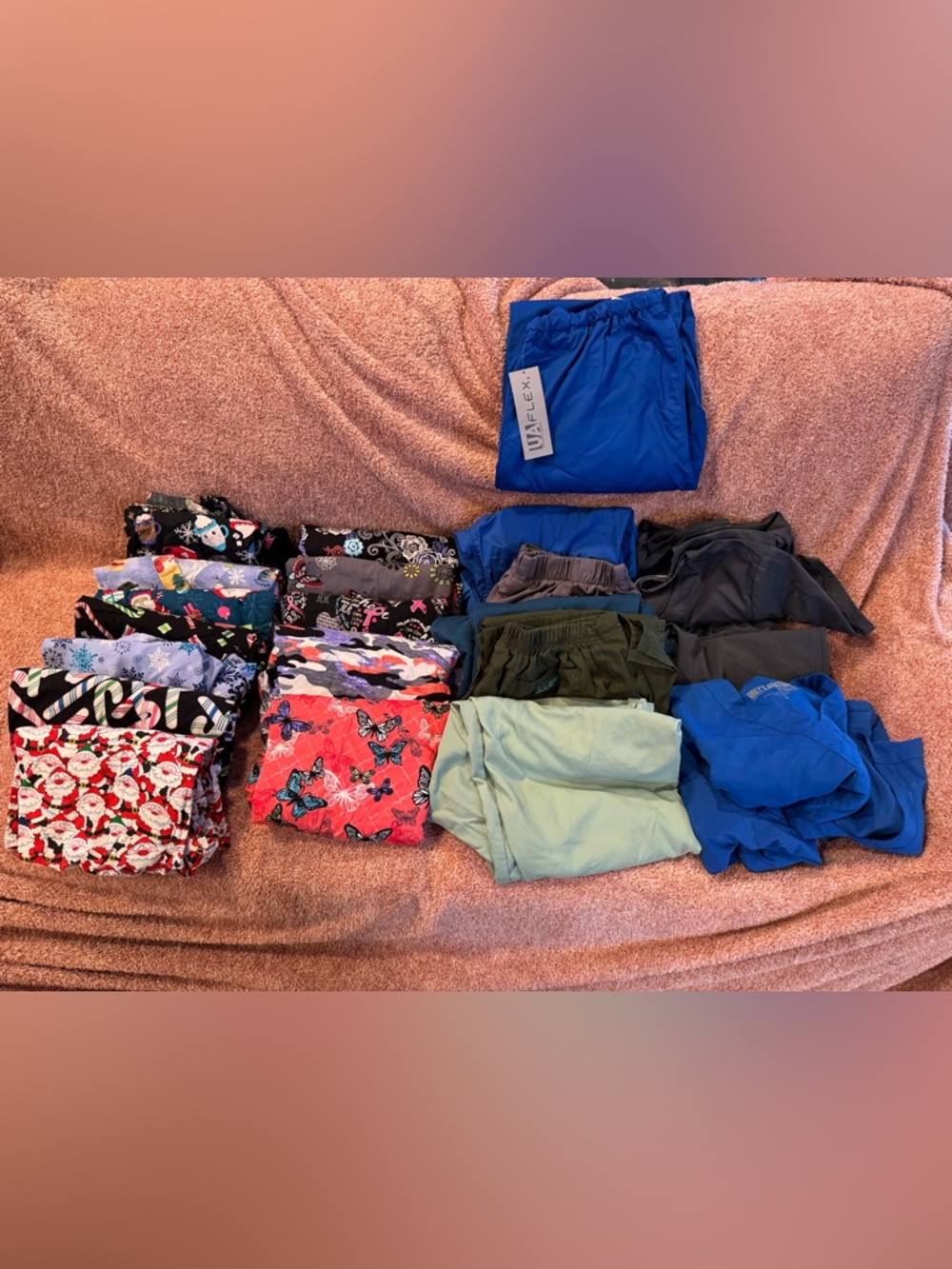 Scrub Lot - medium size. Scrub Pants - and scrub tops.